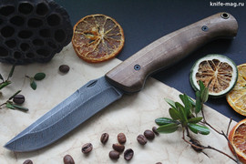 Складной нож Актай Дамаск (накладки орех)