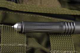Тактическая ручка - 1 Серая (tool+фонарик), алюминий