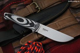 Туристический нож Nikki AUS-8 Stone Wash