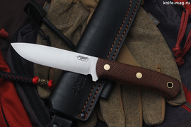 Туристический нож Скаут L VG-10, накладки micarta Койот, оружейная насечка