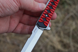 Складной нож Hokku Red/Black D2 Stone Wash