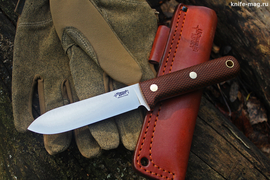 Туристический нож Кефарт VG-10, накладки micarta Койот, оружейная насечка