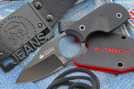 Нож шейный Amigo X Black AUS-8