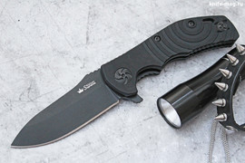 Складной нож Bloke X D2 Black Titanium