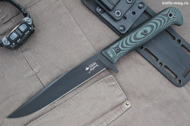 Тактический нож Intruder D2 Black Titanium