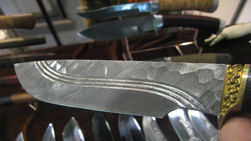 Уход за ножами из дамасской стали