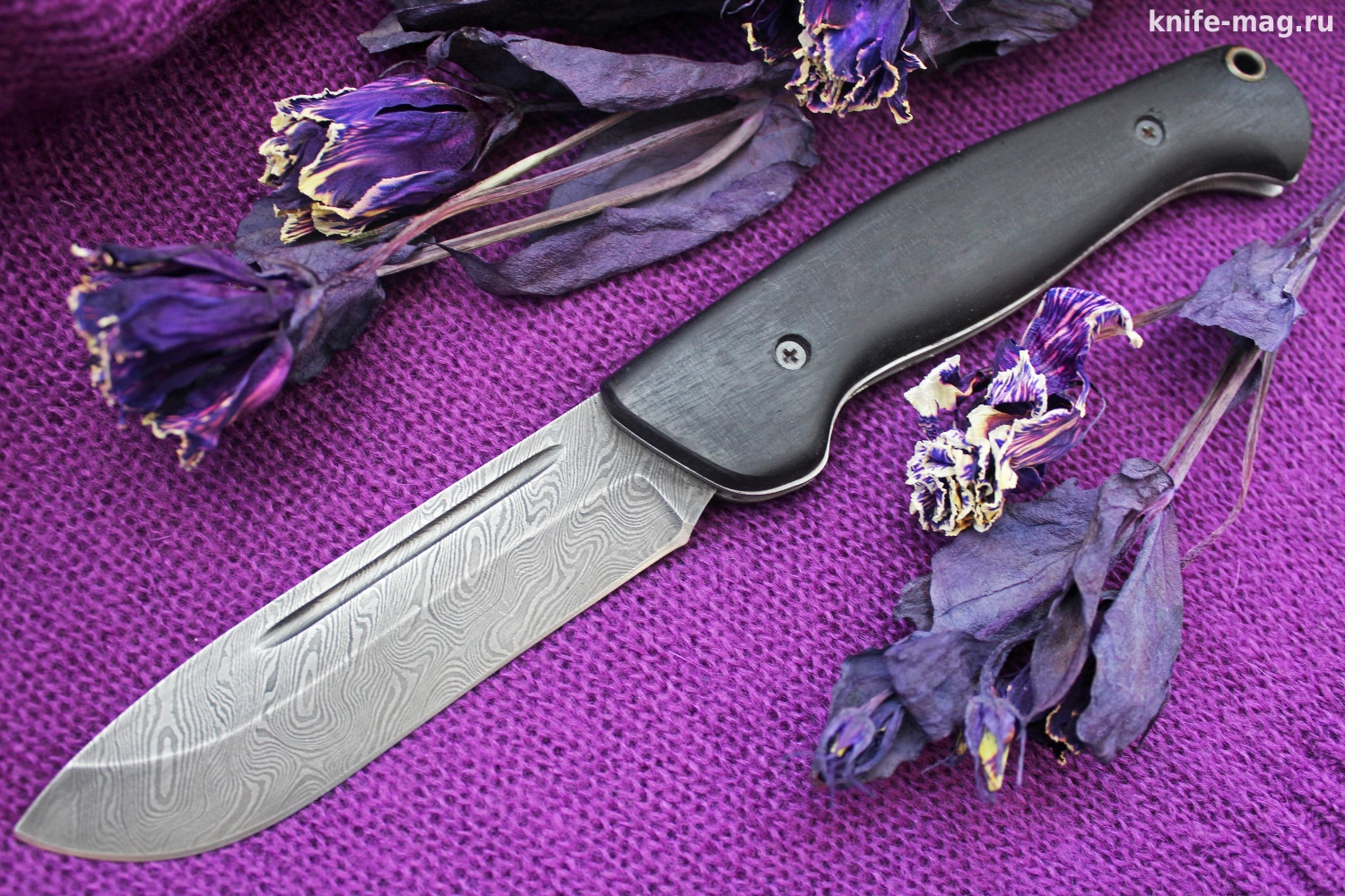 Купить нож Складной нож Партнер Дамаск (накладки граб) | KNIFE-MAG.RU