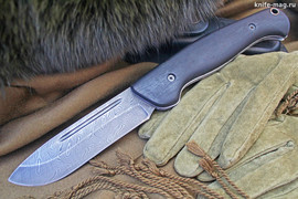 Складной нож Партнер 2 Дамаск (накладки граб)