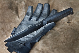 Тактический нож Alpha D2 B-Titanium Serrated