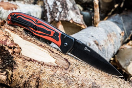 Складной нож Prime D2 BT Red G10