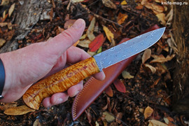 Tapio Дамаск ZDI-1016 (рукоять карельская береза)