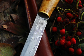 Ilmari Дамаск ZDI-1016 (рукоять карельская береза)