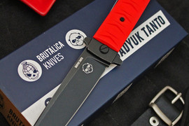 Складной нож Badyuk-Tanto Red Black Wash – Brutalica