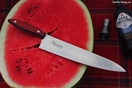 Кухонный нож Alexander L AUS-8 Red G-10