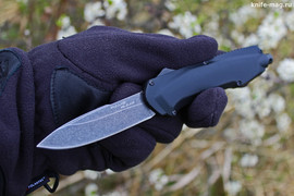 Фронтальный выкидной нож Rame Black Wash Black