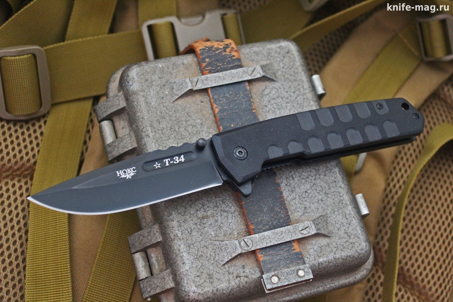 Складной нож Т 34 Black