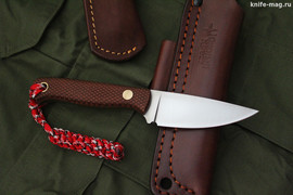 Туристический нож Термит Bohler N690, накладки micarta Койот, оружейная насечка