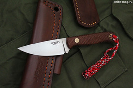 Туристический нож Термит Bohler N690, накладки micarta Койот, оружейная насечка