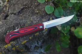 Складная финка Fin-track, G-10 Red & Black