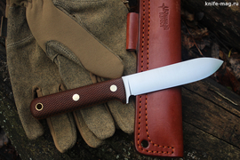 Туристический нож Кефарт VG-10, накладки micarta Койот, оружейная насечка