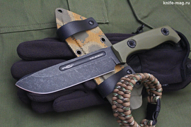 Нож Insurgent Black Wash G-10 Olive