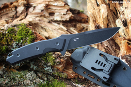 Тактический нож Hellcat CQB AUS-8 Black Wash, G-10 Black