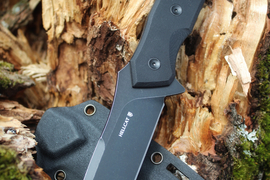 Тактический нож Hellcat CQB AUS-8 Black Wash, G-10 Black
