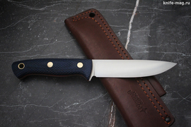 Туристический нож Шершень L VG-10, накладки micarta Синяя