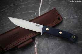 Туристический нож Шершень L VG-10, накладки micarta Синяя