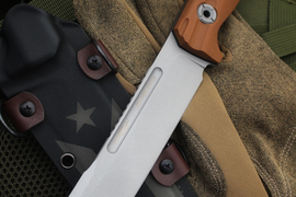 Нож Barbudos (Барбудос) AUS-10 Stone Wash, G-10 Coyote