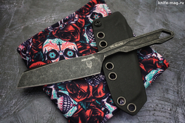 Нож Abuser Mini AUS-8 Black Wash