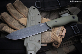 Туристический нож Ranger AUS-10 Black Wash