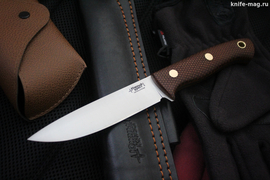 Туристический нож Шершень L Böhler K110, накладки micarta Койот, оружейная насечка