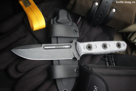 Тактический нож Parachuter Black Wash, Micarta
