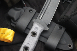 Тактический нож Parachuter Black Wash, Micarta