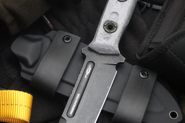 Тактический нож Parachuter Black Wash, Micarta