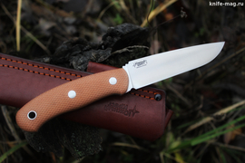 Туристический нож Ratfix 120 VG-10, накладки micarta Койот, оружейная насечка