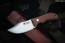Туристический нож Tami Elmax, накладки micarta Койот, оружейная насечка