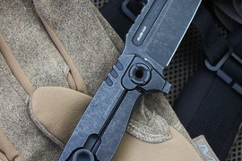 Складной нож Ultras F Olive AUS-10 Black Wash