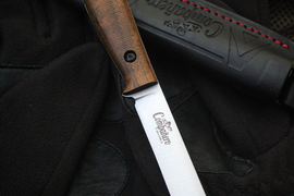 Туристический нож Companero AUS-10 Cobalt Cryo (рукоять орех)