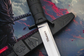 Тактический нож Combat AUS-10 Cobalt Cryo Stone Wash