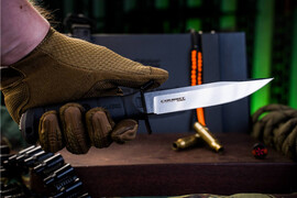 Тактический нож Combat AUS-10 Cobalt Cryo Stone Wash