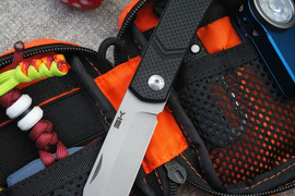 Складной нож Капрал Slim AUS-8, G-10 Black