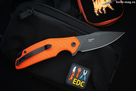 Складной нож Wyvern Orange FRN, AUS-8 Black Wash