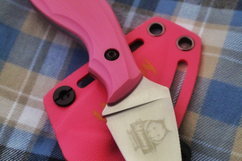 Hammy Niolox Stone Wash Pink G-10 Kydex