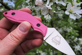 Hammy Niolox Stone Wash Pink G-10 Kydex