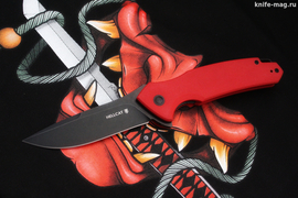 Складной нож Hellcat Mini VG-10 Black Wash, G-10 Red