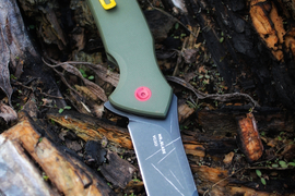 Складной нож Hellcat Mini Boba Fett VG-10 Black Wash, G-10 Olive