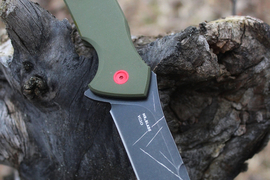 Складной нож Hellcat Boba Fett VG-10 Black Wash, G-10 Olive