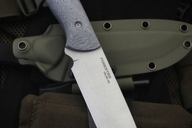 Туристический нож Forester AUS-10 с огнивом Kydex